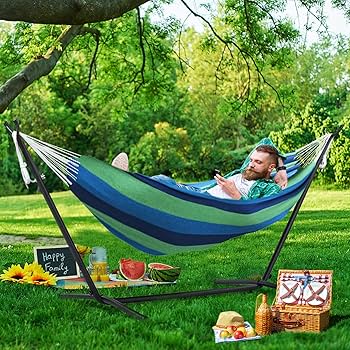 JMW PB hammock 40d 280×130 Cider Blue JMW PB hammock 40d 280×130 Cider Blue Blue Double Hammock